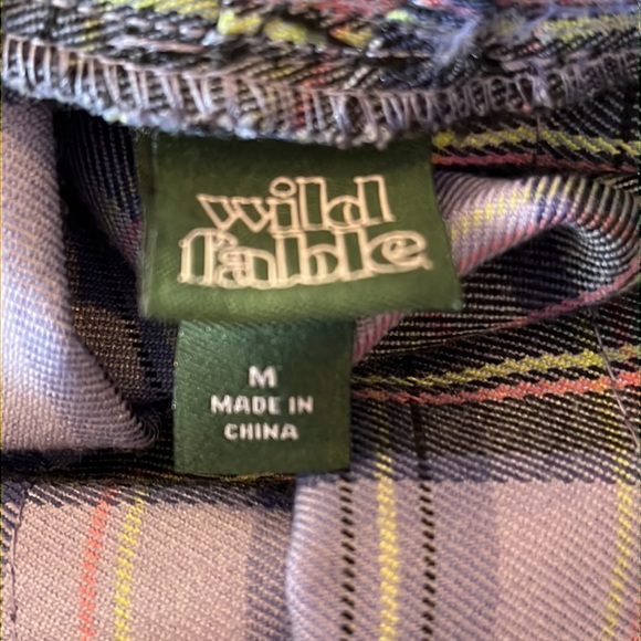 Wild fable, juniors pleated skirt. Medium, lavender plaid, new with tags - Picture 6 of 7